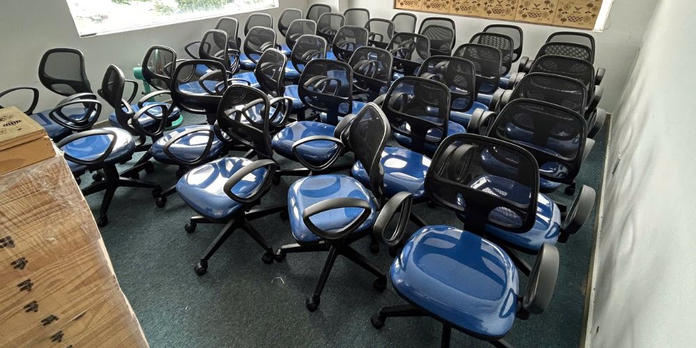Ghế GL101B sử dụng chất liệu an toàn cho người dùng