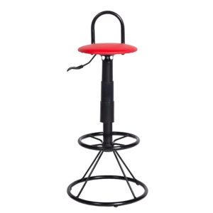 Ghế quầy bar SB04 màu đỏ mặt giữa