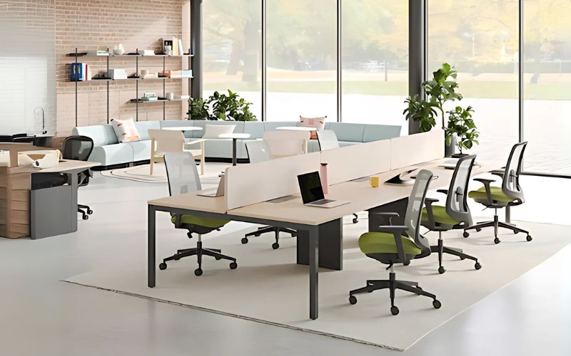 Bố trí bàn tại văn phòng làm việc