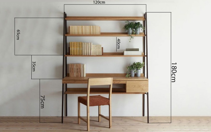 Kích thước và chiều cao bàn góc làm việc