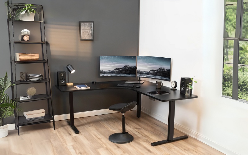 Mẫu bàn góc tường đẹp 1