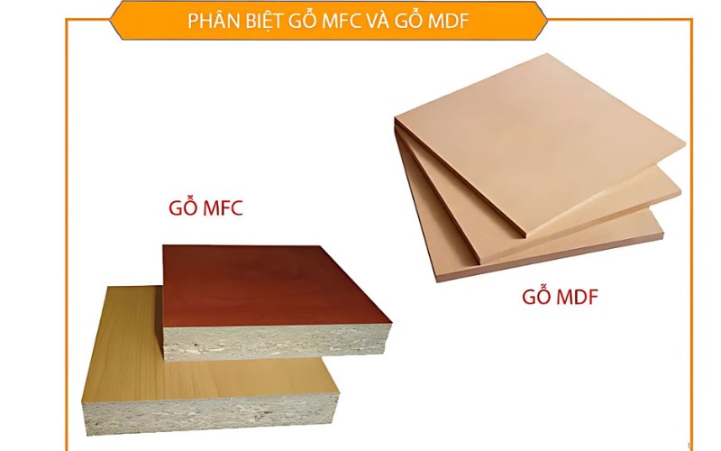 Phân biệt bàn làm việc MDF và MFC