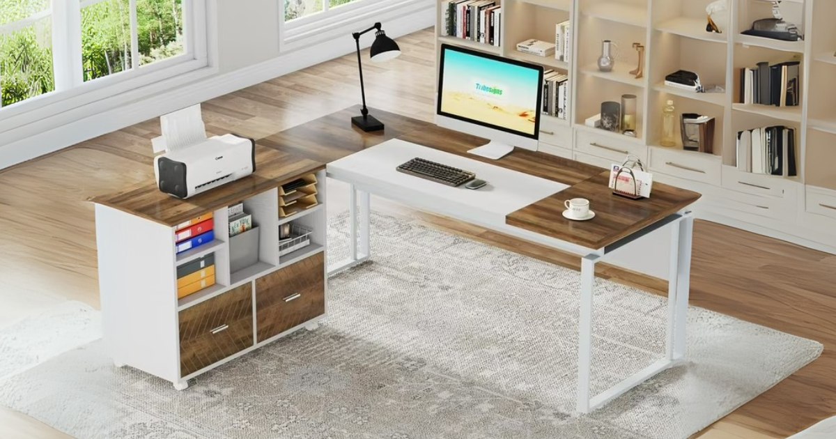 Mẫu bàn làm việc MDF