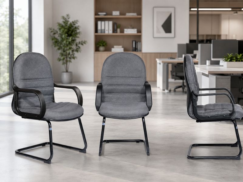 Ghế chân quỳ vải nỉ SL712S nhỏ gọn cho phòng họp