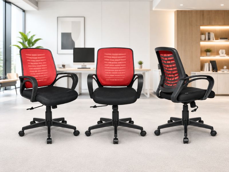 Ghế lưới văn phòng nhỏ gọn GL109 hiện đại và thoáng mát