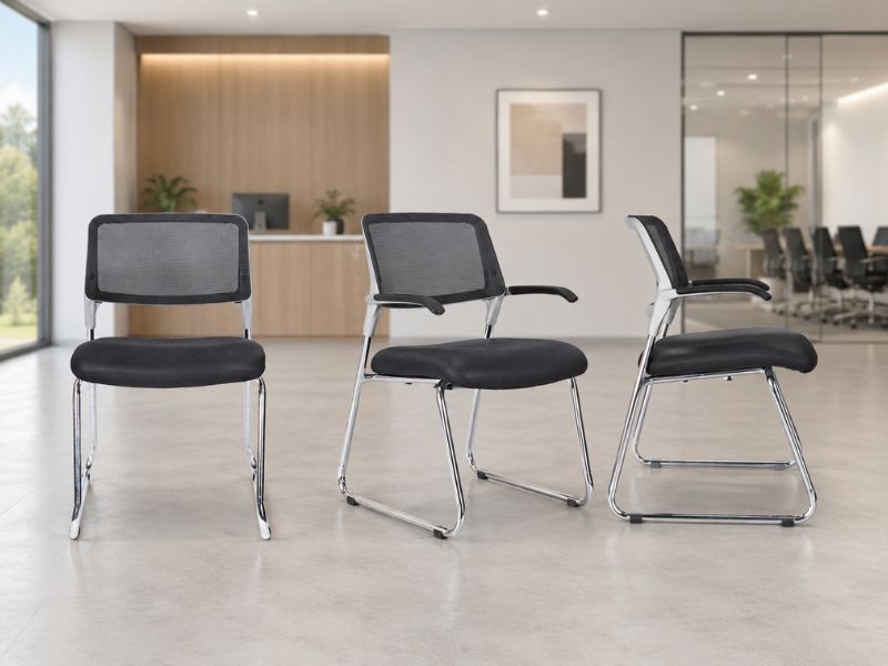 Ghế chân quỳ GL417 nhỏ gọn cho phòng họp văn phòng