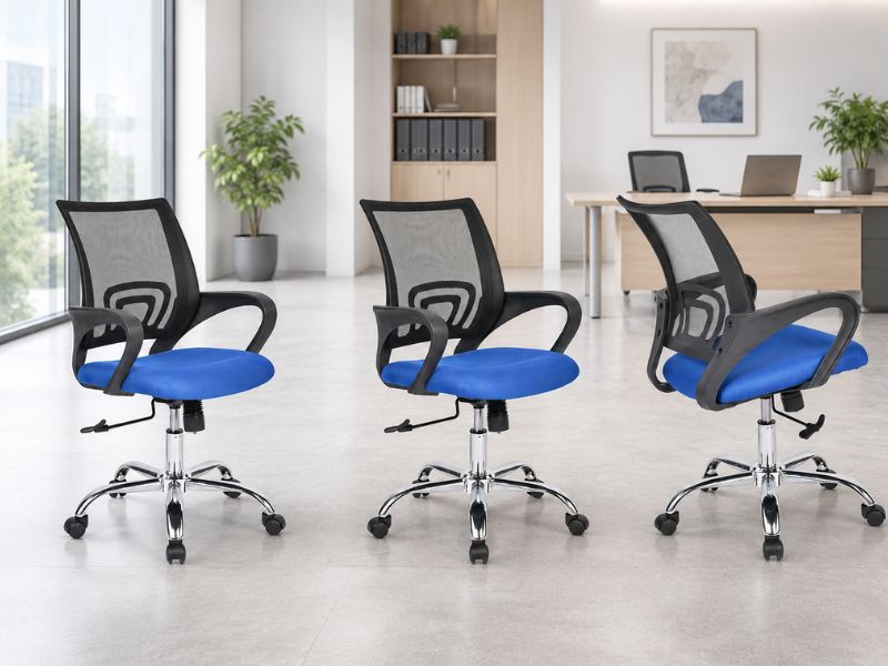 Ghế xoay lưới nhỏ gọn GL113 thoáng khí và tiện dụng