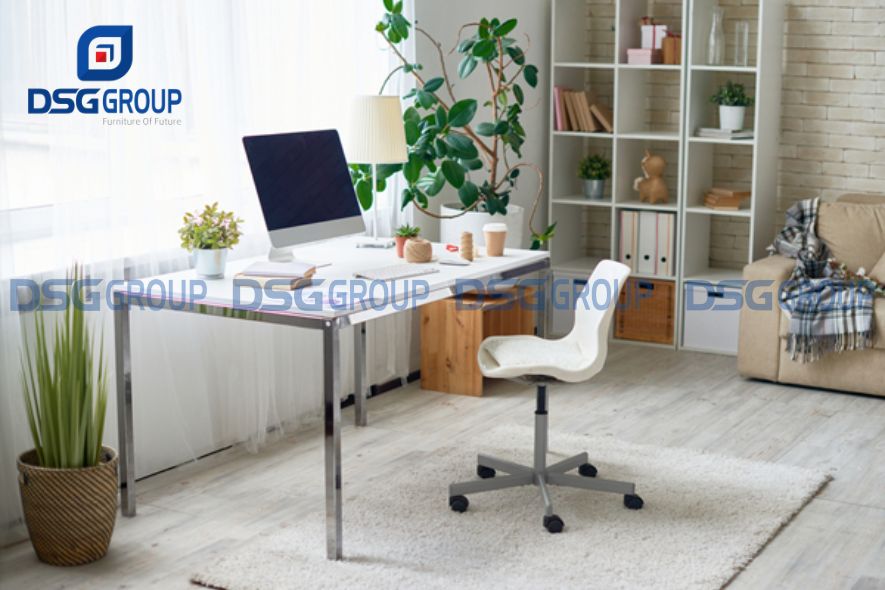 Bố trí bàn làm việc ở nơi thoáng mát, sạch sẽ