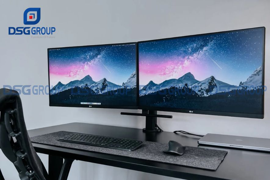 Setup 2 màn hình kép ngang