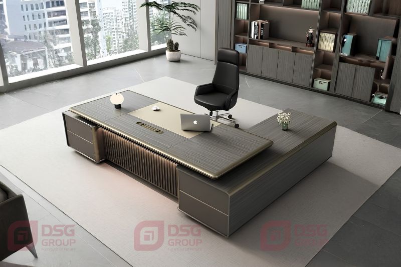 Bàn làm việc cao cấp dành cho văn phòng giám đốc