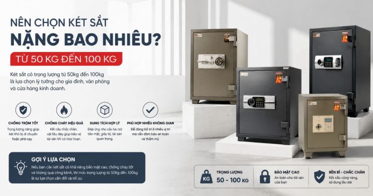 Két sắt nặng bao nhiêu kg