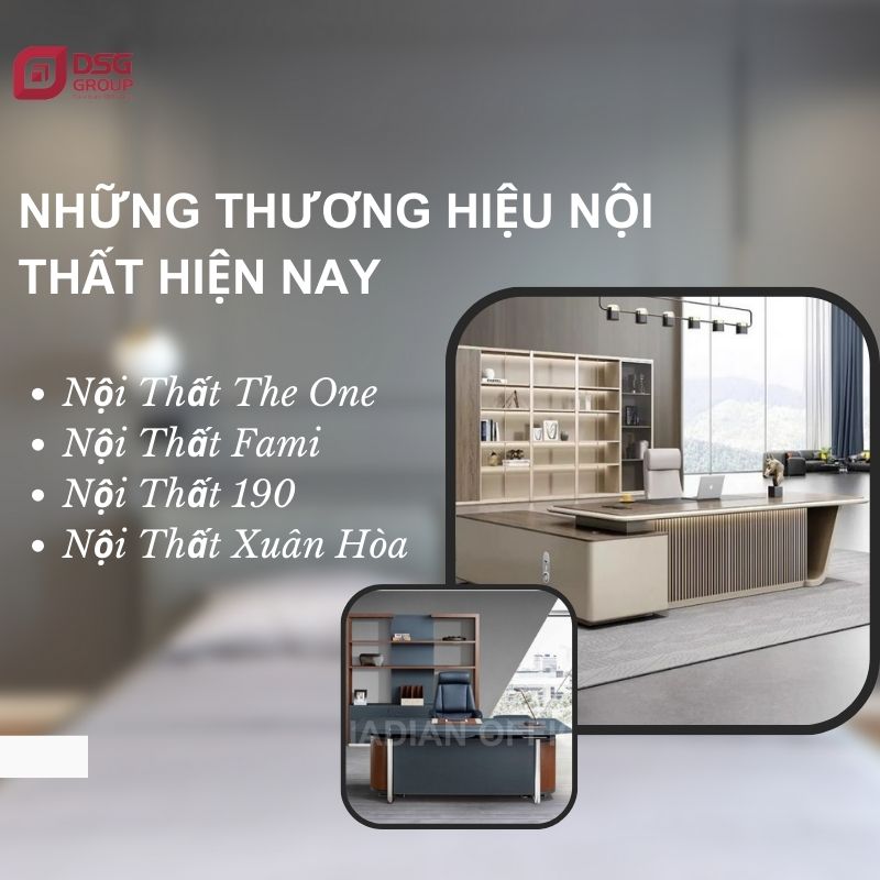 Những thương hiệu nội thất nổi tiếng