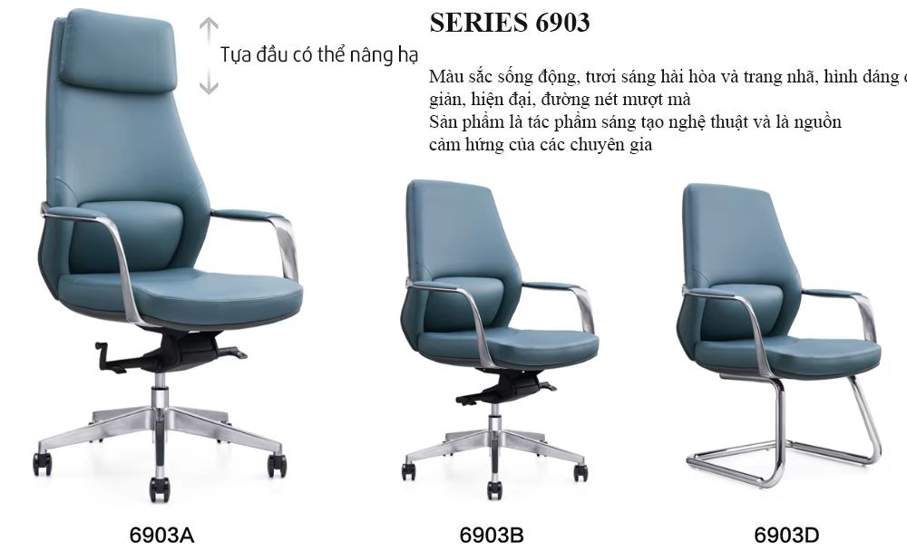 Mẫu ghế lãnh đạo cao cấp 6903A