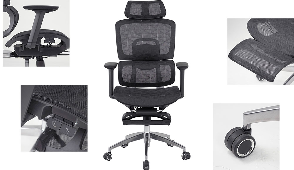 Cấu tạo chi tiết của ghế công thái học GLE13