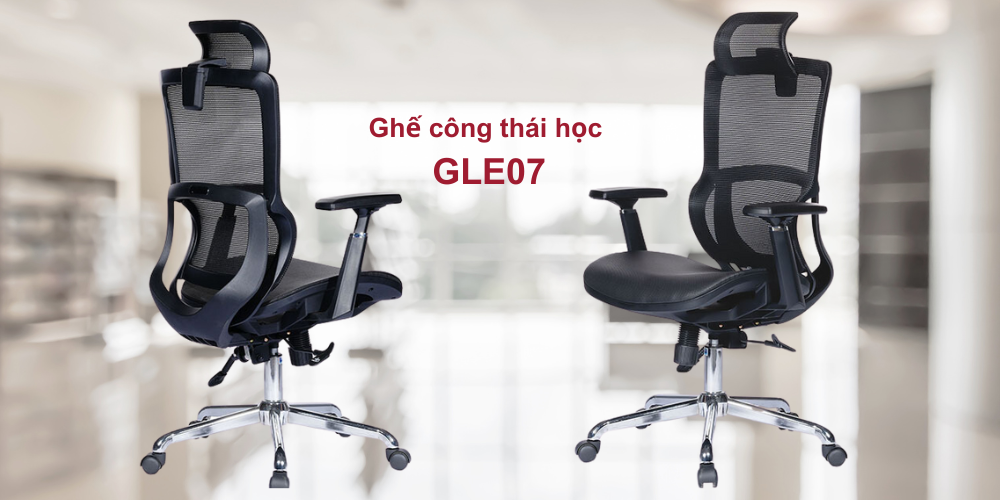 Mẫu ghế công thái học GLE07 