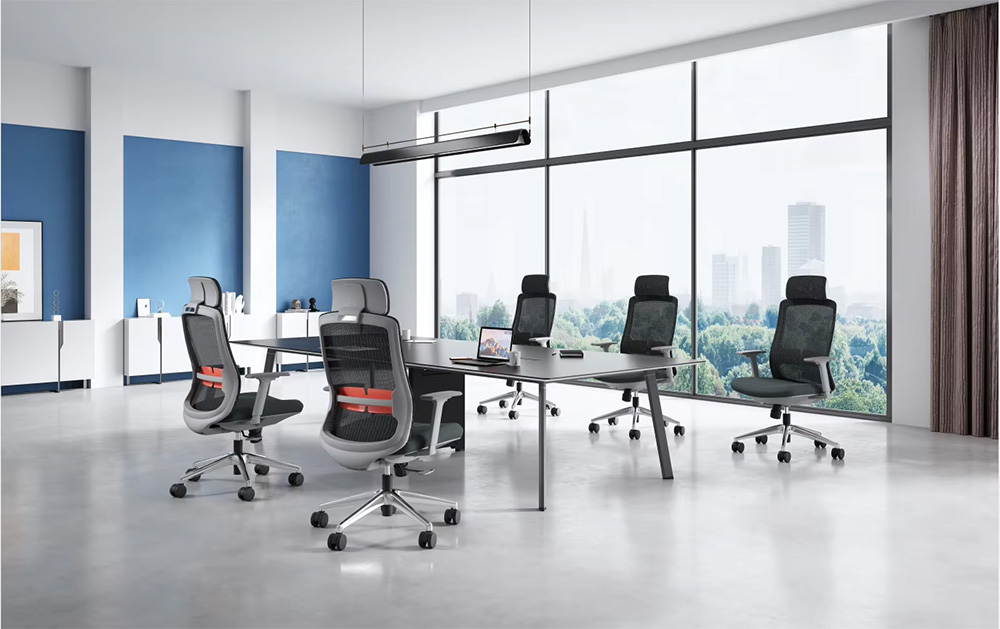 Hình ảnh thực tế của ghế LM188A-1 khi setup tại văn phòng 