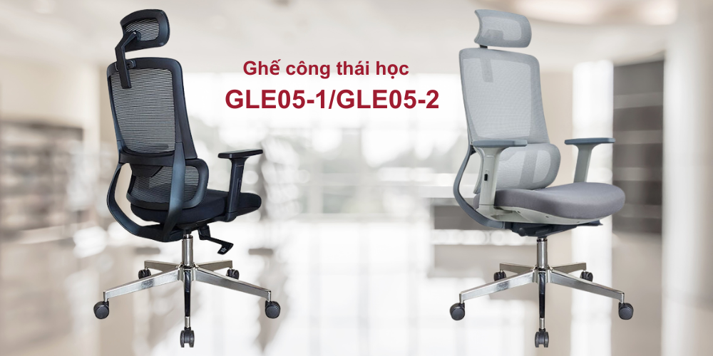 Mẫu ghế công thái học GLE05-1/GLE05-2