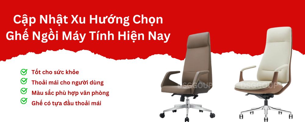 Xu hướng chọn ghế ngồi máy tính