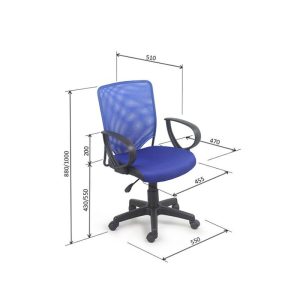 Kích thước của ghế xoay GX231