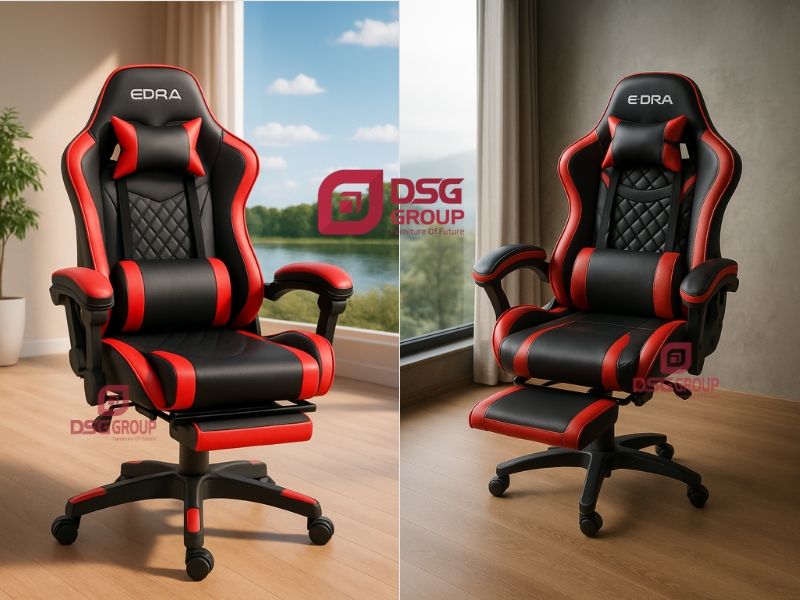 Hoàn thiện ghế gaming sau khi lắp