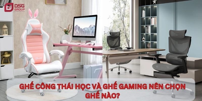 Ghế công thái học và ghế gaming nên chọn mẫu ghế nào?