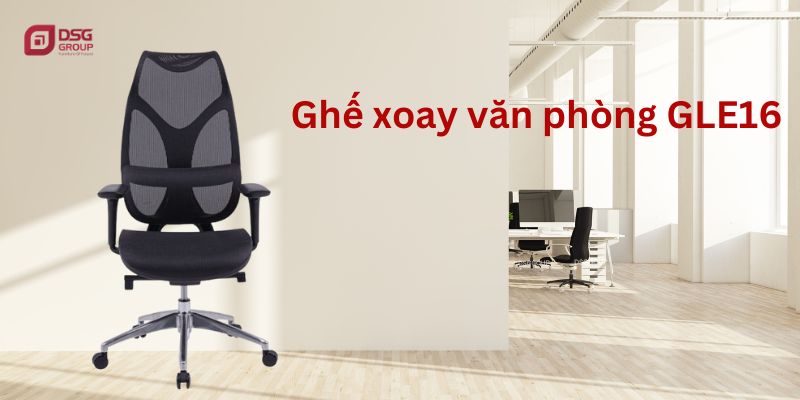 Ghế GLE16 thiết kế đơn giản nhưng không kém phần sang trọng