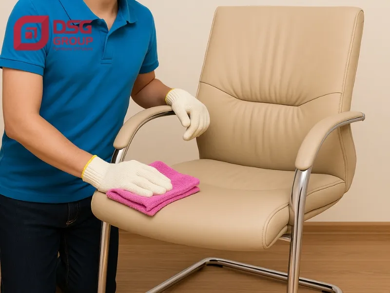 Dùng khăn ẩm mềm lau bụi định kỳ