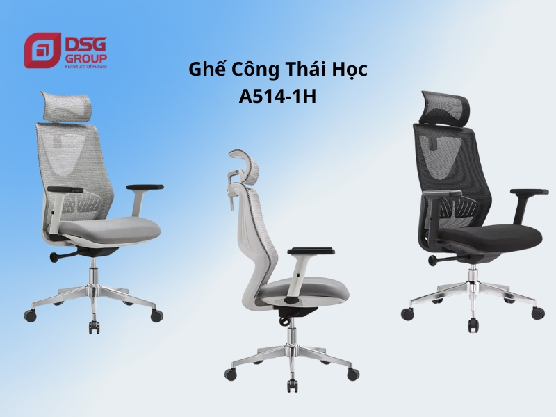 Mẫu Ghế công thái học A514-1H