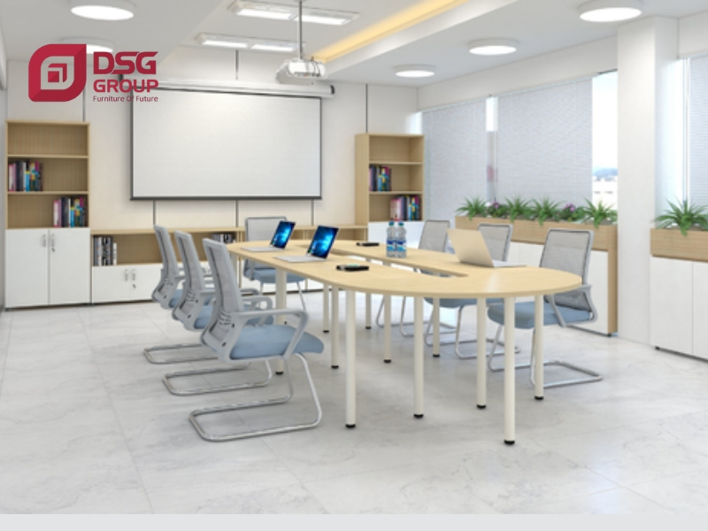 Khoảng cách tiêu chuẩn giữa ghế và bàn họp