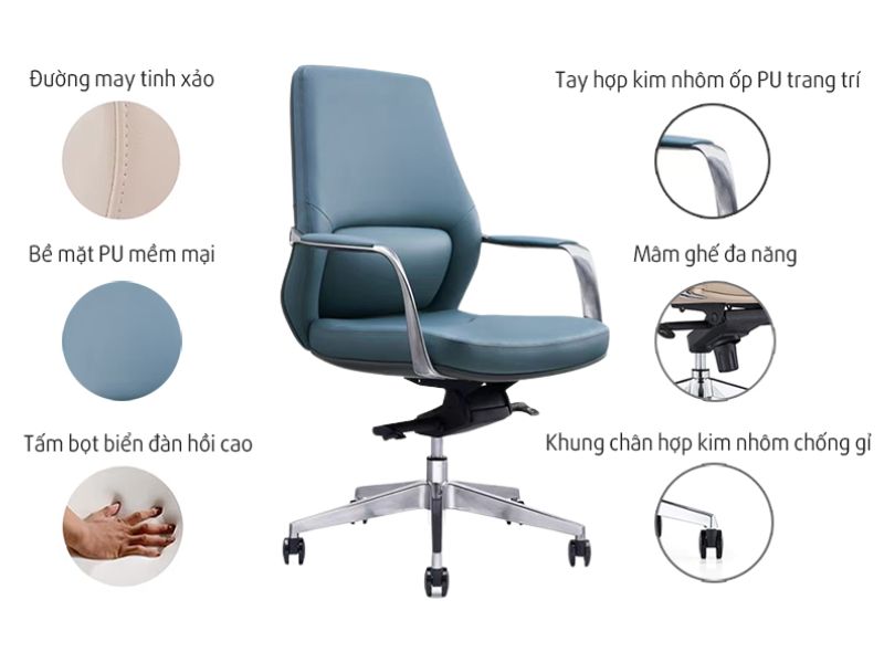 Nên chọn ghế phù hợp cho không gian văn phòng