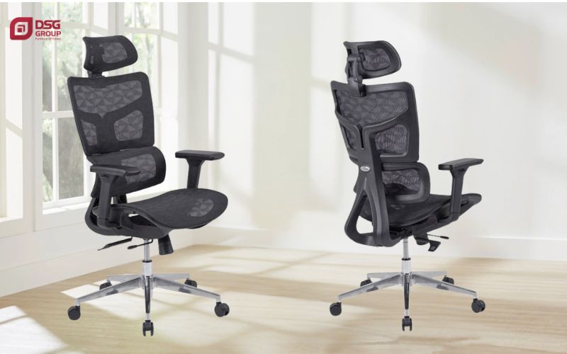 Ghế GLE11 thiết kế đơn giản thích hợp mọi văn phòng