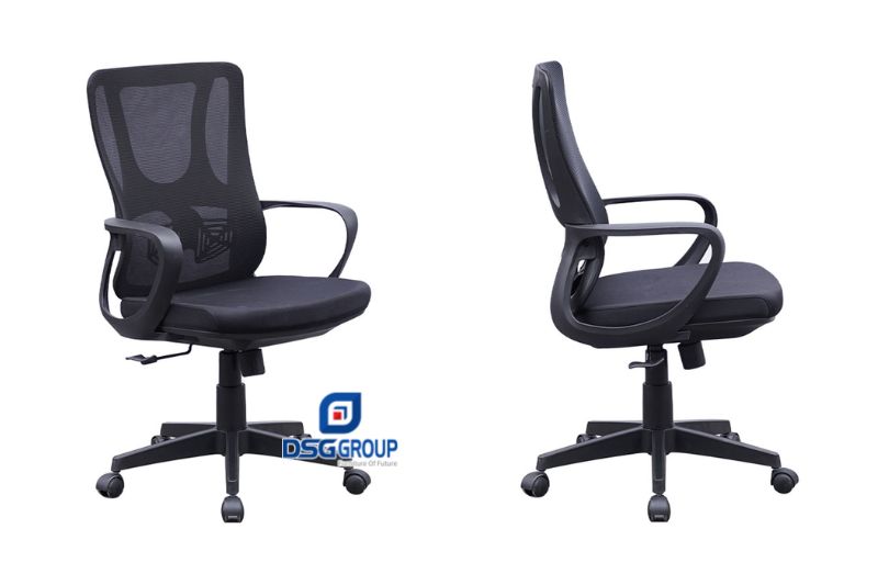 Ghế lưới nhân viên GL232 giúp thông thoáng và hỗ trợ tư thế ngồi chuẩn