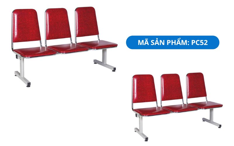 Trải nghiệm ghế phòng chờ PC52 tại văn phòng