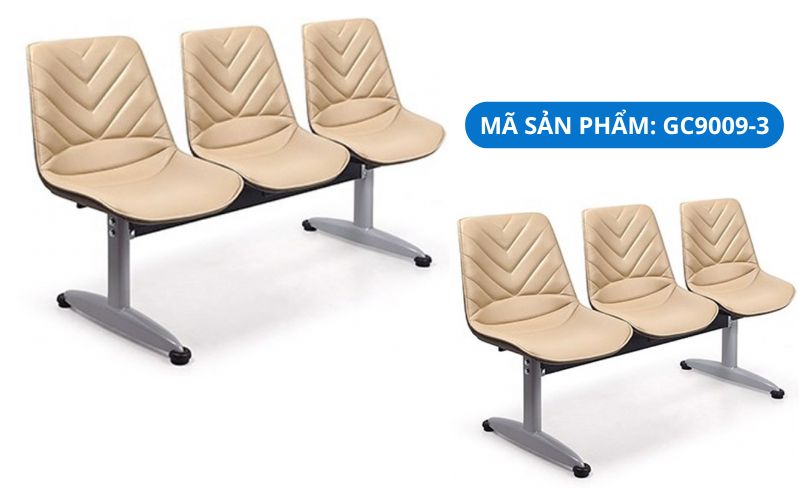Ghế phòng chờ thiết kế cho 3 người ngồi