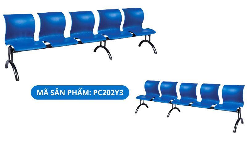 Ghế phòng chờ thiết kế cho 5 người ngồi