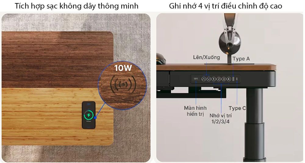 Bàn nâng hạ BNH106-4