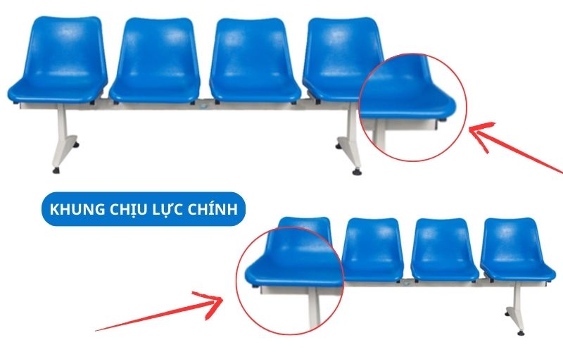 Thiết kế khung chịu lực cho ghế chờ hiện đại