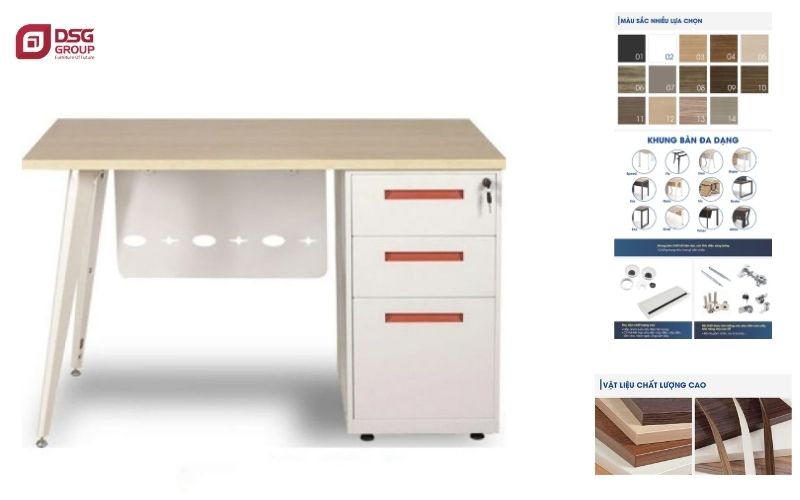 Bàn cao cấp DX120SHLYC10 chuyên dụng thích hợp mọi văn phòng