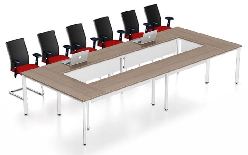 Mẫu bàn họp 6–8 người