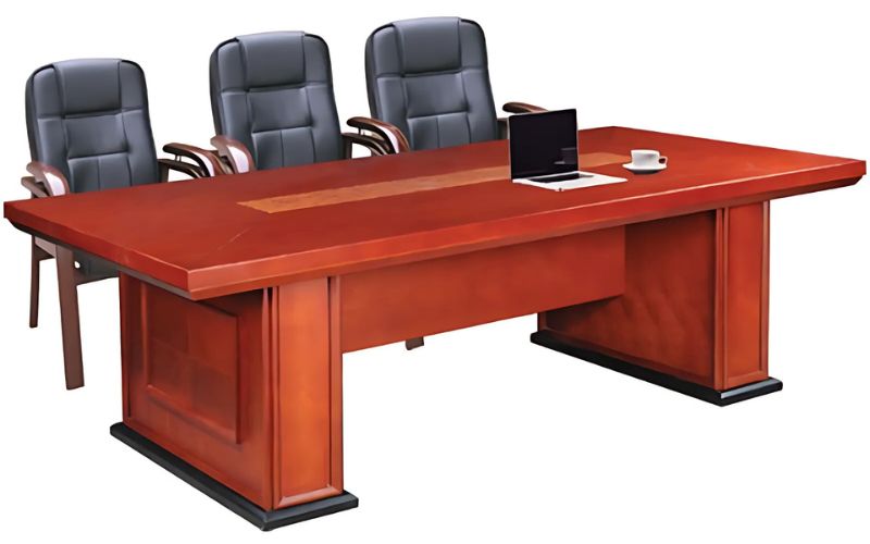 Bàn họp gỗ tự nhiên