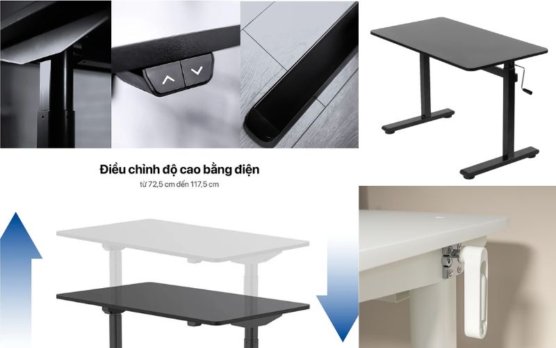 Bàn nâng hạ điện có tốn điện không?