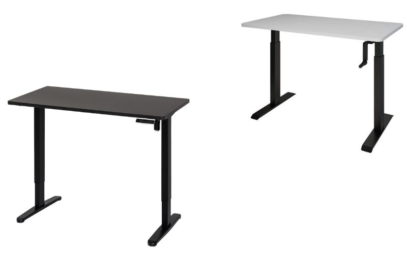 So sánh chi tiết giữa bàn nâng hạ điện và bàn nâng hạ cơ