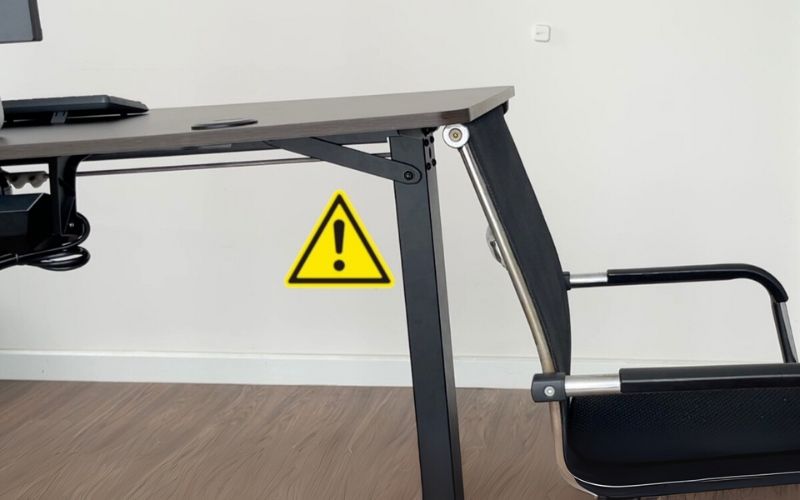 Tránh va chạm mạnh hoặc để bàn hoạt động trên nền không bằng phẳng