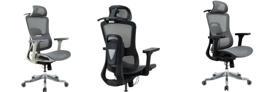 Ghế GLE20 nổi bật với thiết kế chuẩn ergonomic 