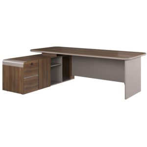 Mặt trong của bàn làm việc giám đốc LUXB2218S7 | LUXB2418S7