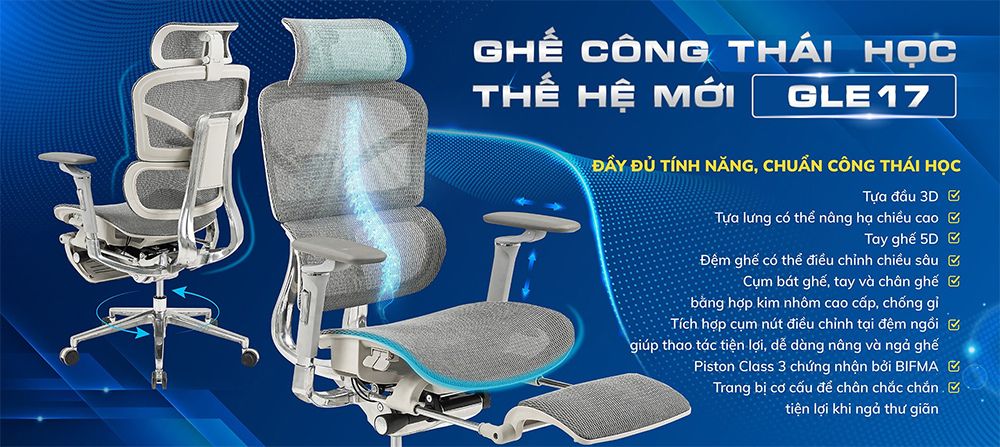 Ghế công thái học GLE17-4