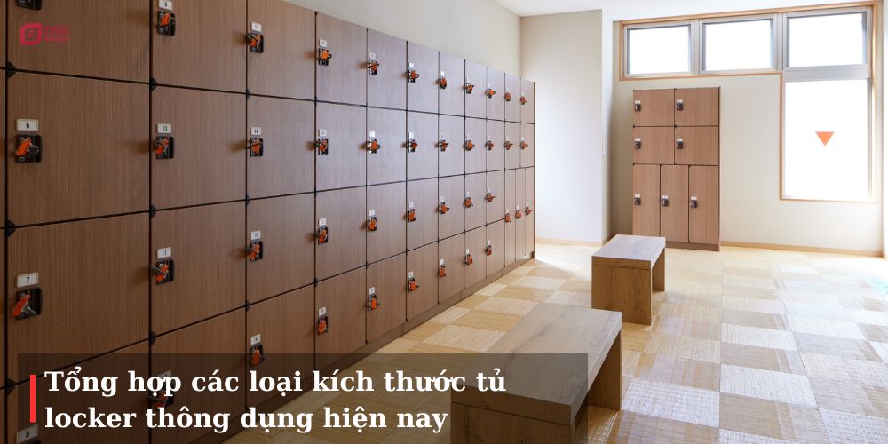 Các loại kích thước tủ locker thông dụng hiện nay