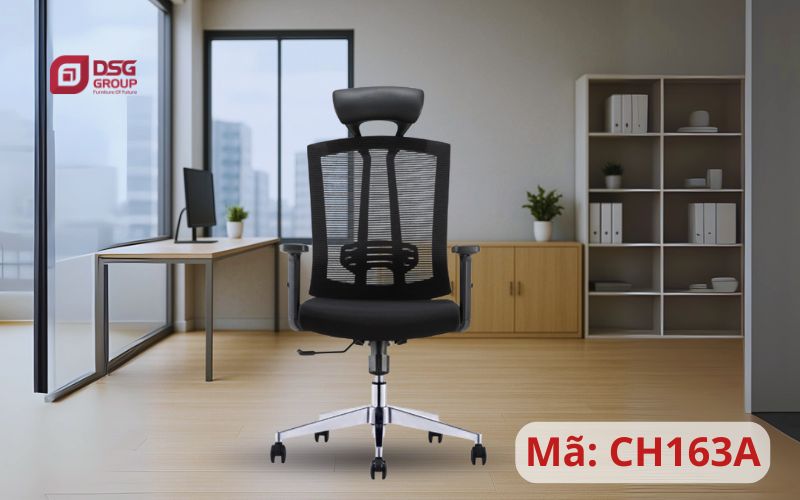 Ghế công thái học DSG GROUP CH163A màu đen