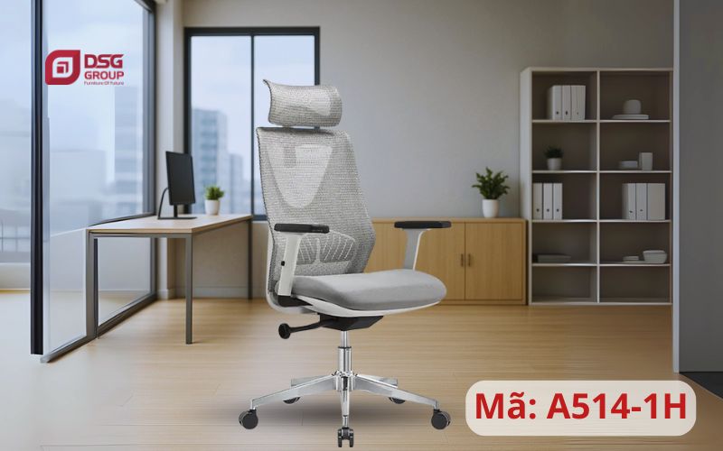 Mẫu ghế công thái học A514-1H