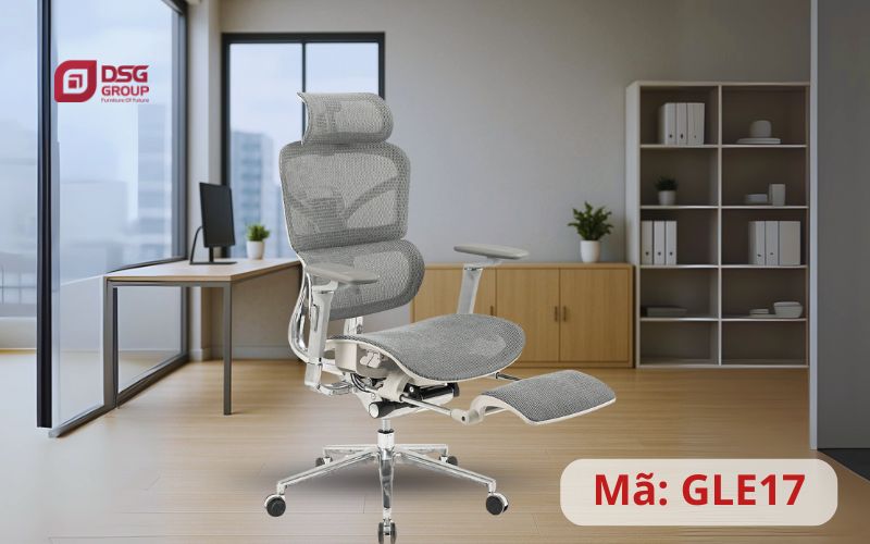 Mẫu ghế công thái học GLE17